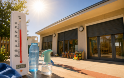 Canicule en crèche : à partir de quand faut-il repenser l’accueil ?